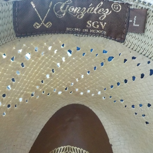 Gonzalez Natural Color Golf Fedora NWOT - Picture 8 of 9